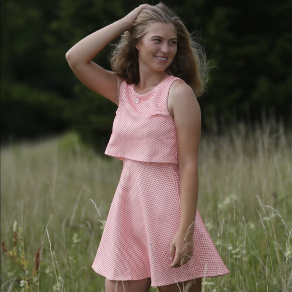 Charlotte Russe Dresses & Skirts - Orange Two-Tiered Dress